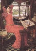 John William Waterhouse i and Half-sick of shadows said the Lady of Shalott (mk41) Sweden oil painting artist